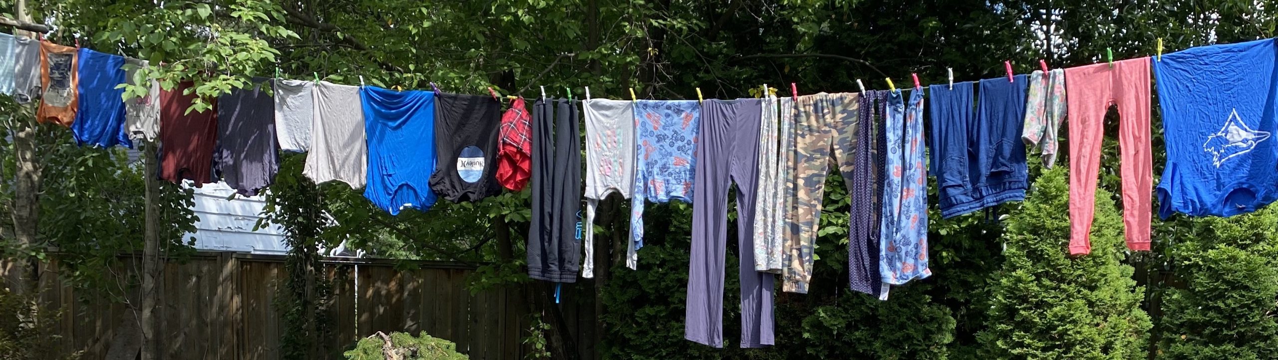 Line dry clothes in dryer sale